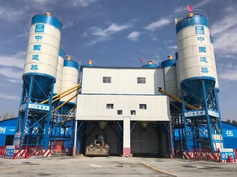 鄭州諾普助力鄭州東區中建七局攪拌站